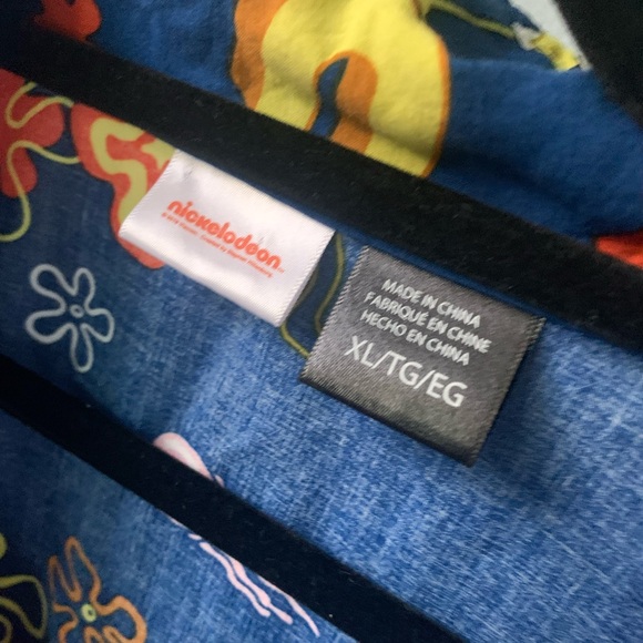 Nickelodean SpongeBob FUN Song Hawaiian Style Shirt - Picture 5 of 5